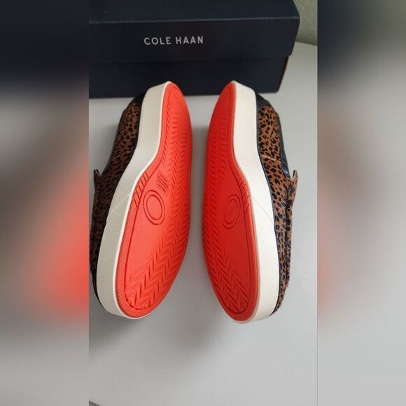 NEW Cole Haan Cheetah Print Loafer Shoes Size 6B Women's - Picture 3 of 6